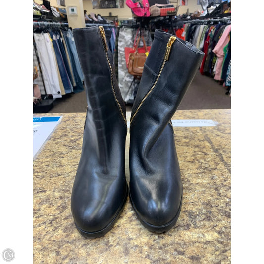 Boots Ankle Heels By Michael By Michael Kors In Black, Size: 10