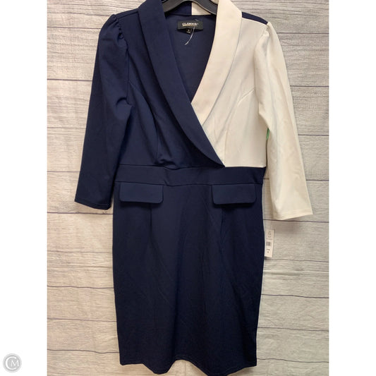 Dress Casual Short By Glamour In Nautical Print, Size: 6