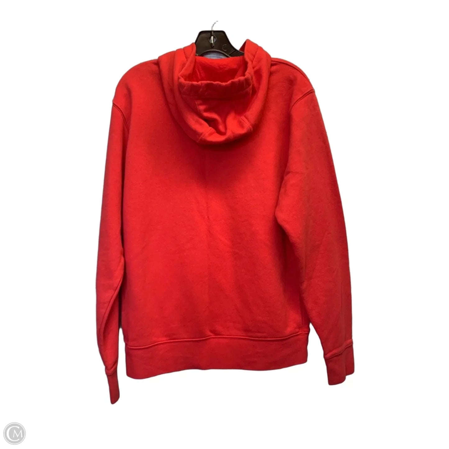 Athletic Sweatshirt Hoodie By Nike Apparel In Red, Size: M