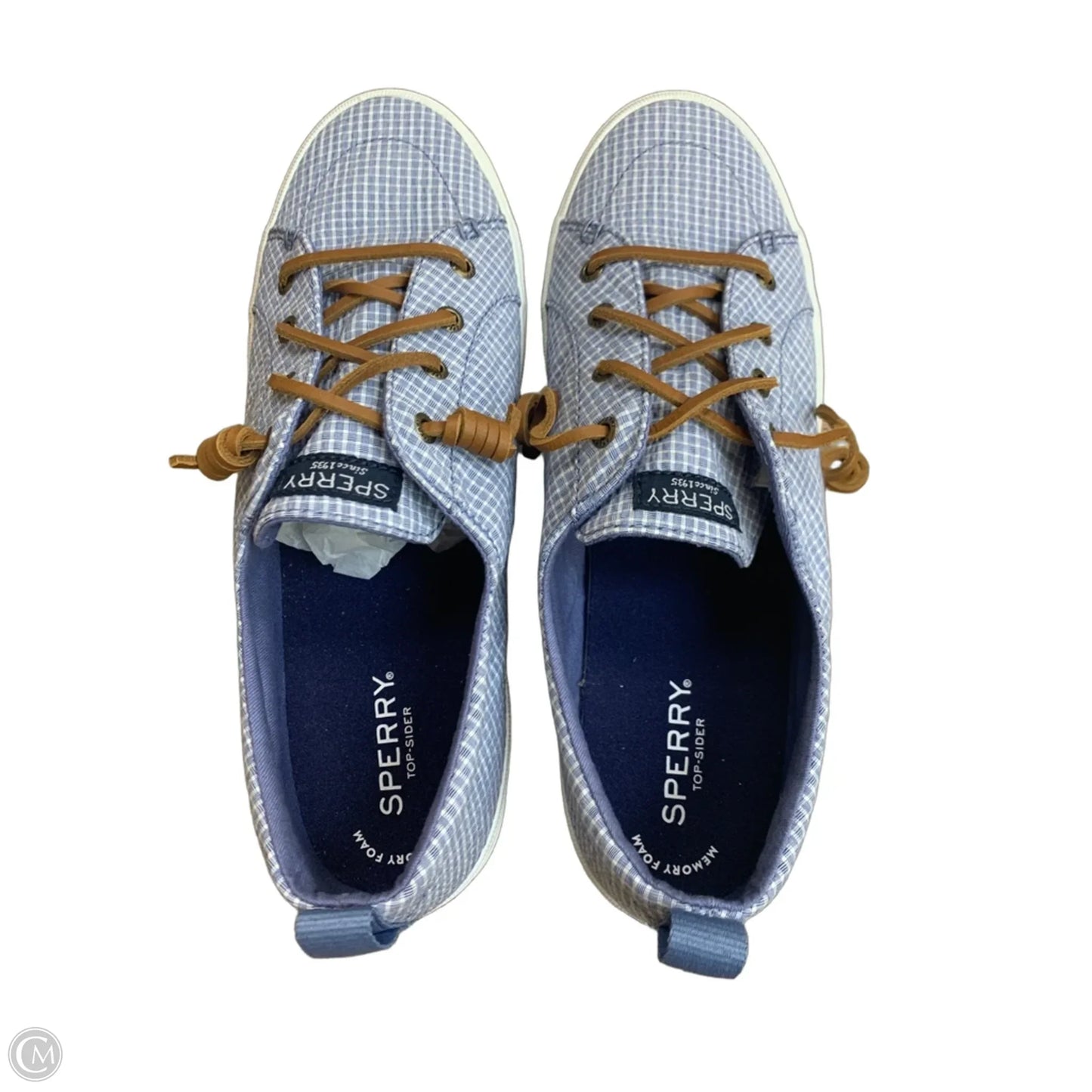Shoes Sneakers By Sperry In Plaid Pattern, Size: 10