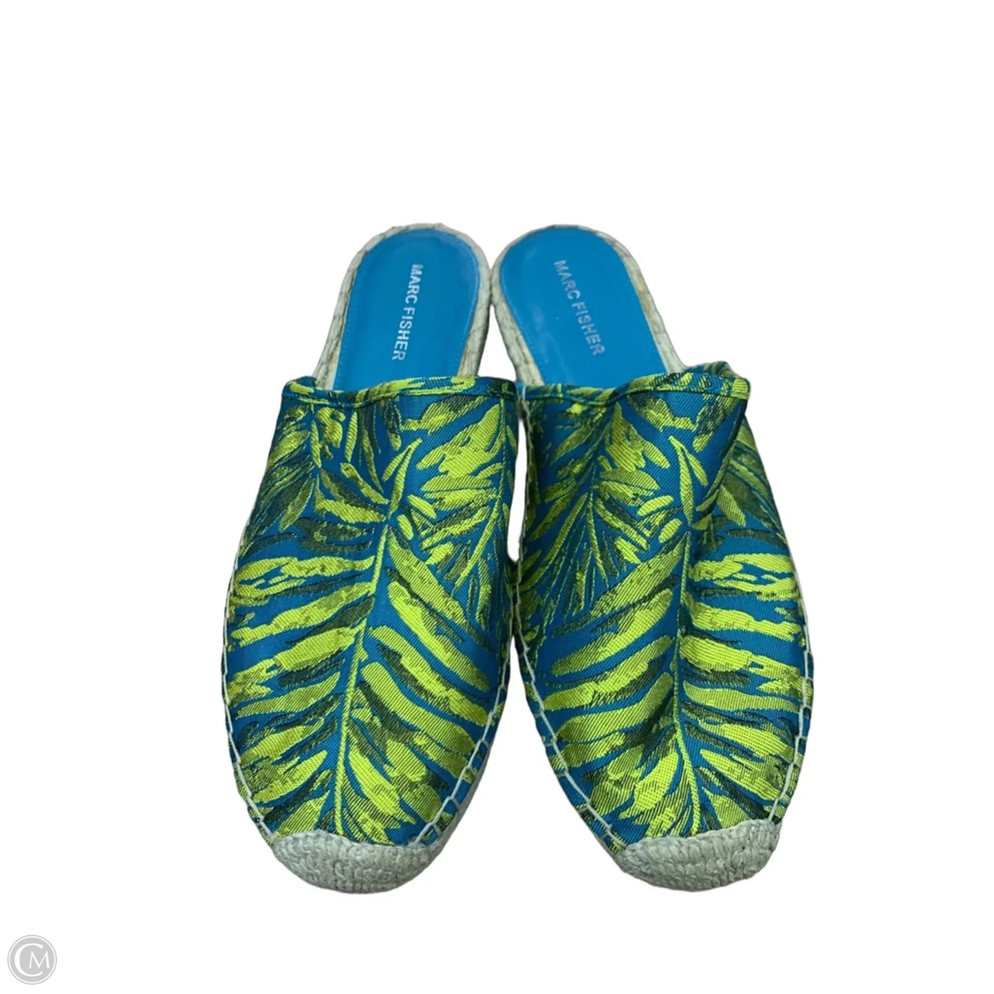 Sandals Flats By Marc Fisher In Blue & Green, Size: 9