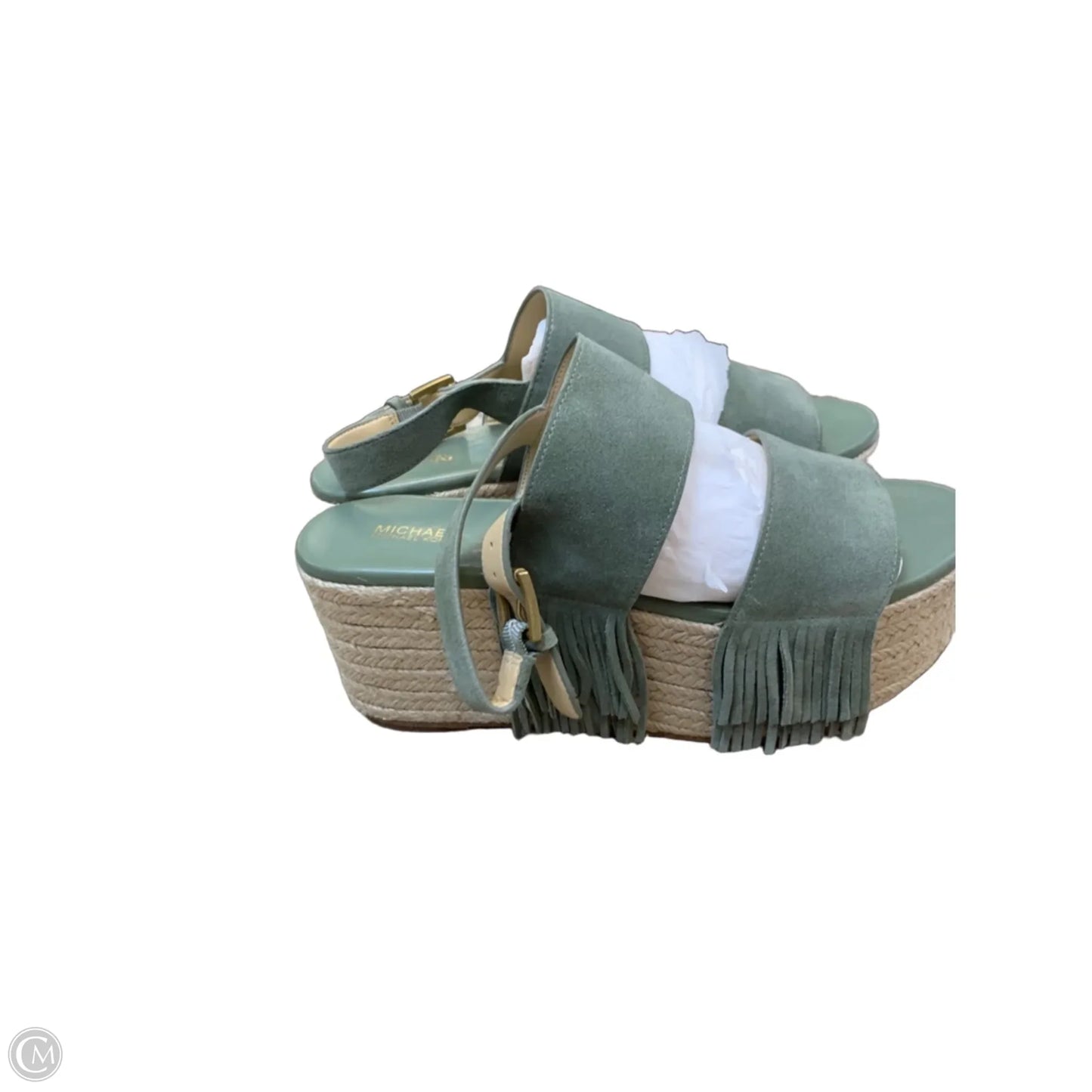 Shoes Heels Platform By Michael By Michael Kors In Green, Size: 9