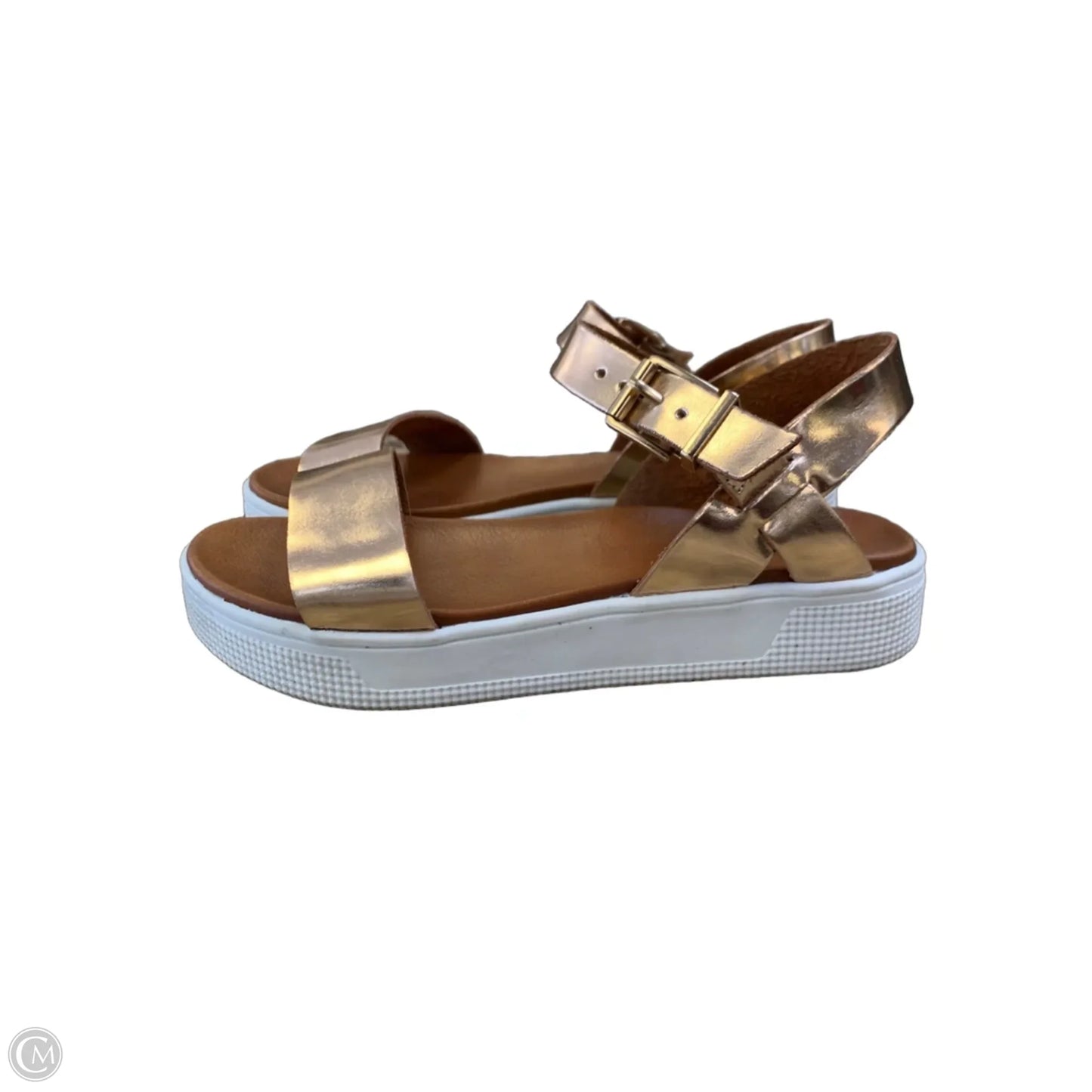 Sandals Flats By Mia In Brown, Size: 6