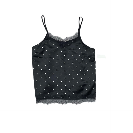 Top Sleeveless By Loft In Polkadot Pattern, Size:M