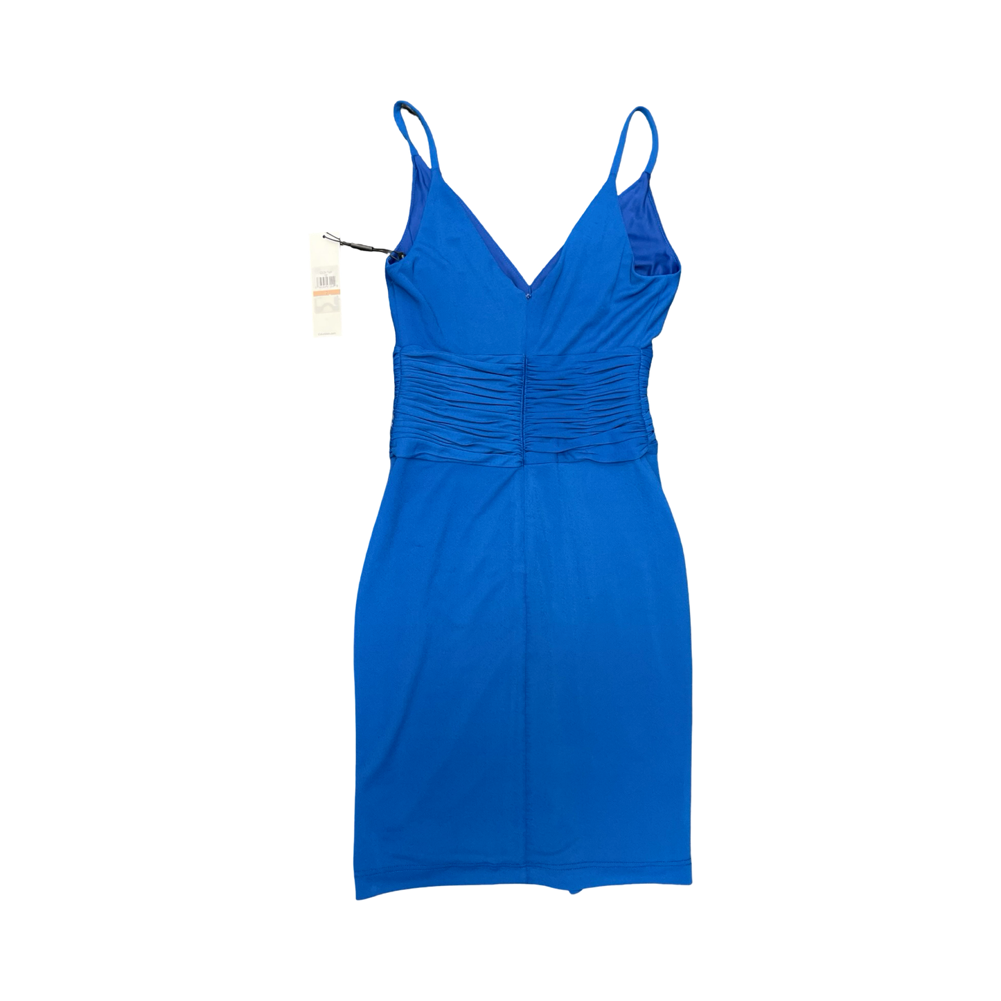 Dress Casual Midi By Calvin Klein In Blue, Size:2