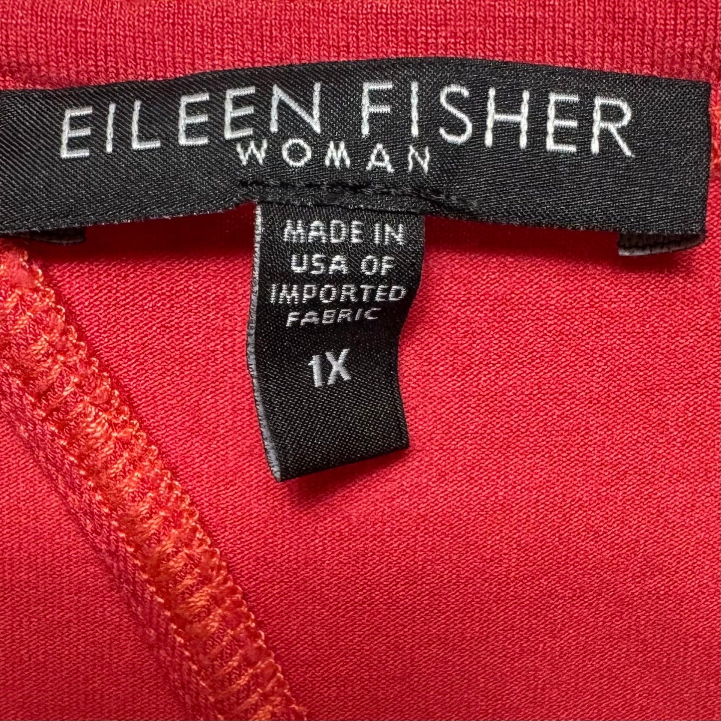 Dress Casual Short By Eileen Fisher In Coral, Size: 1x