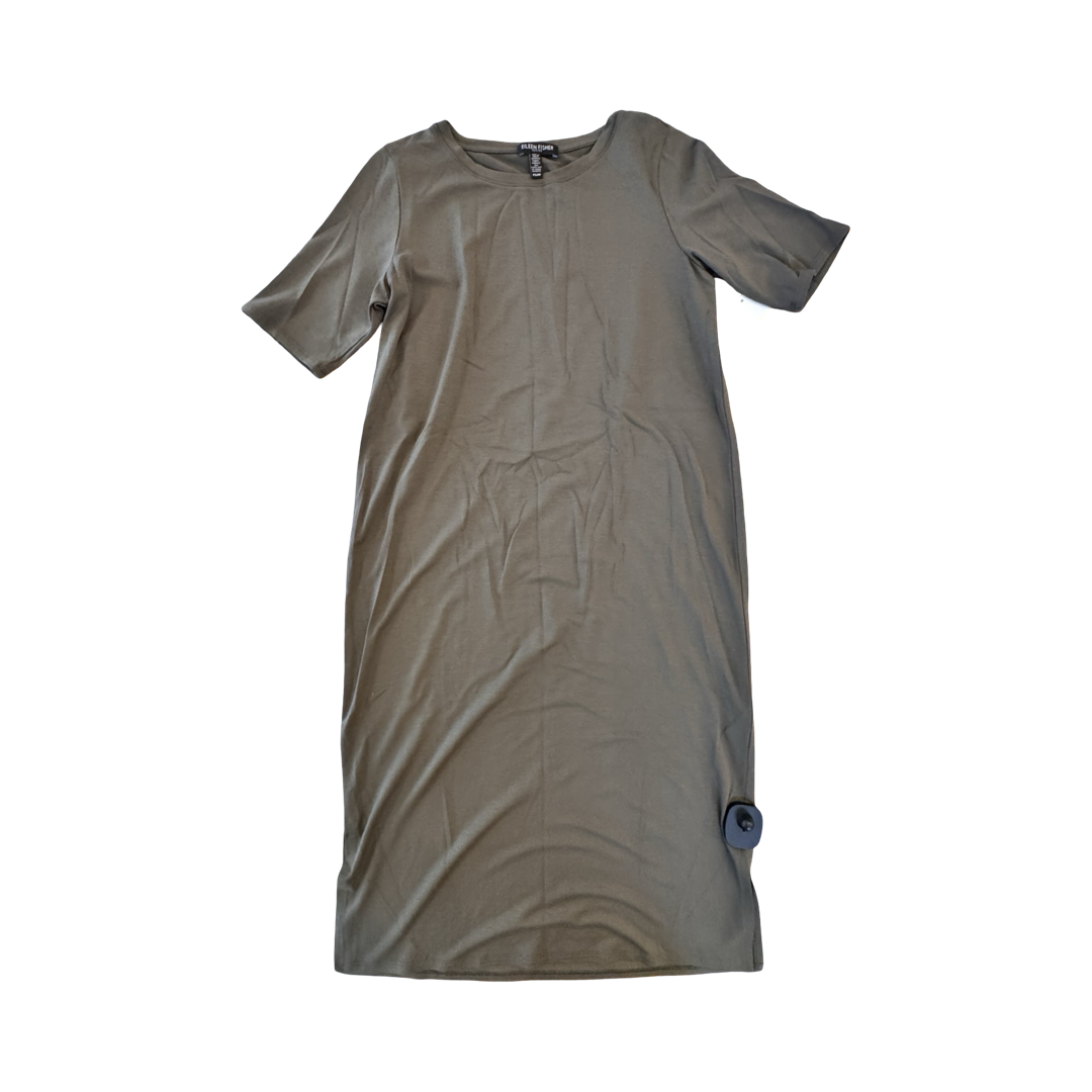 Dress Designer By Eileen Fisher In Green, Size:Sp