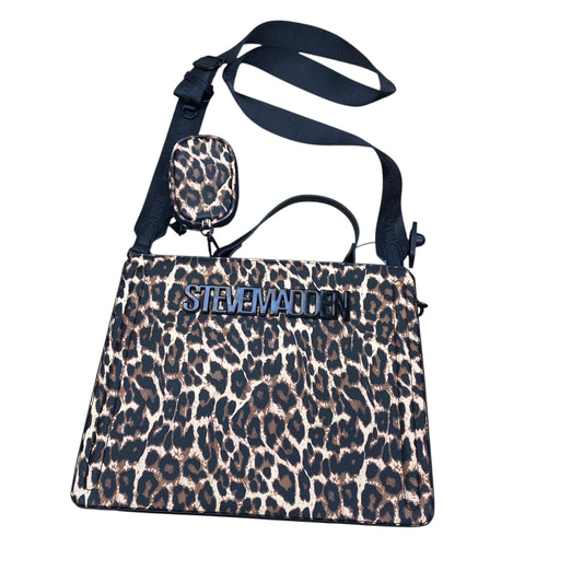 Handbag By Steve Madden In Animal Print, Size:Large