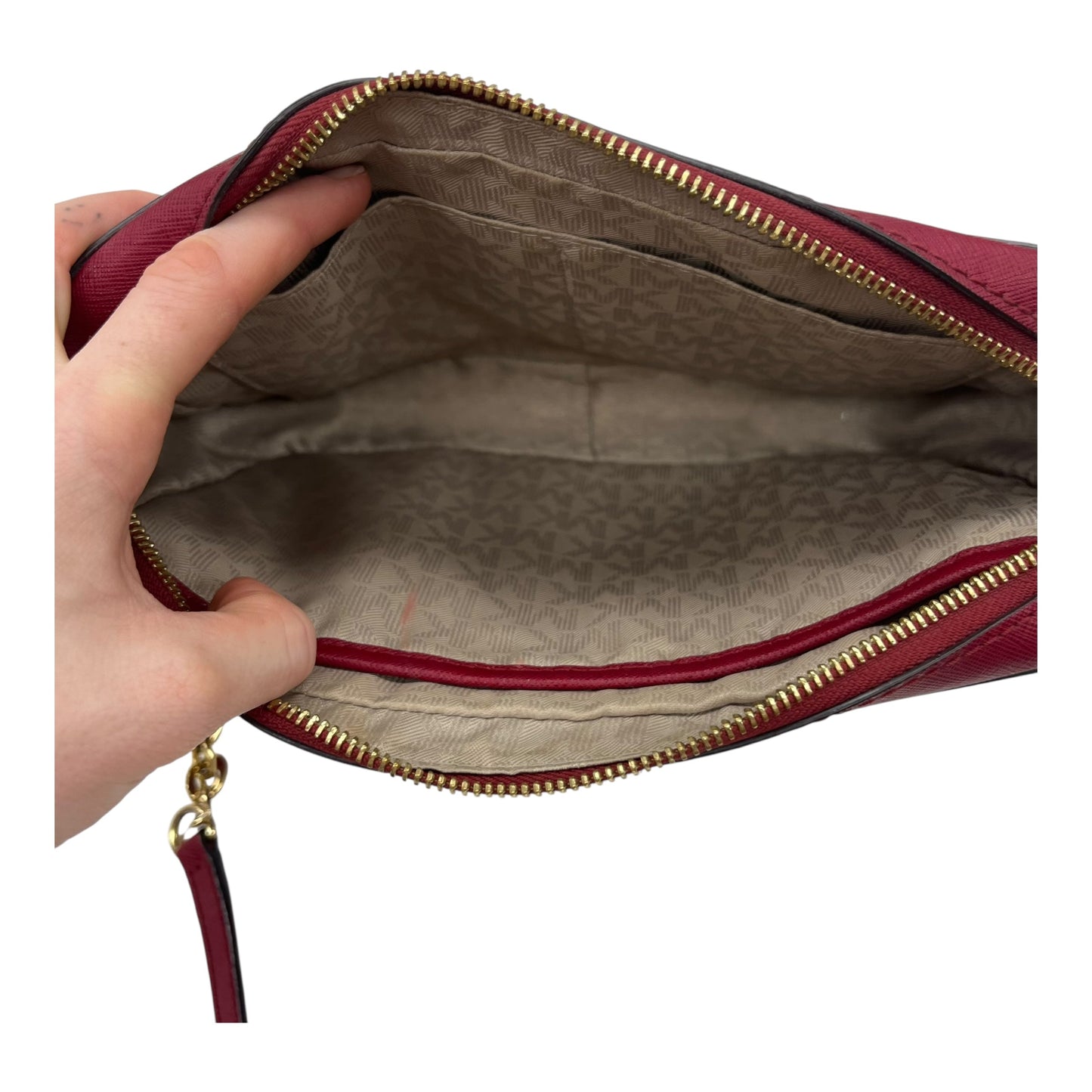 CROSSBODY DESIGNER by MICHAEL KORS In RED, Size: MEDIUM