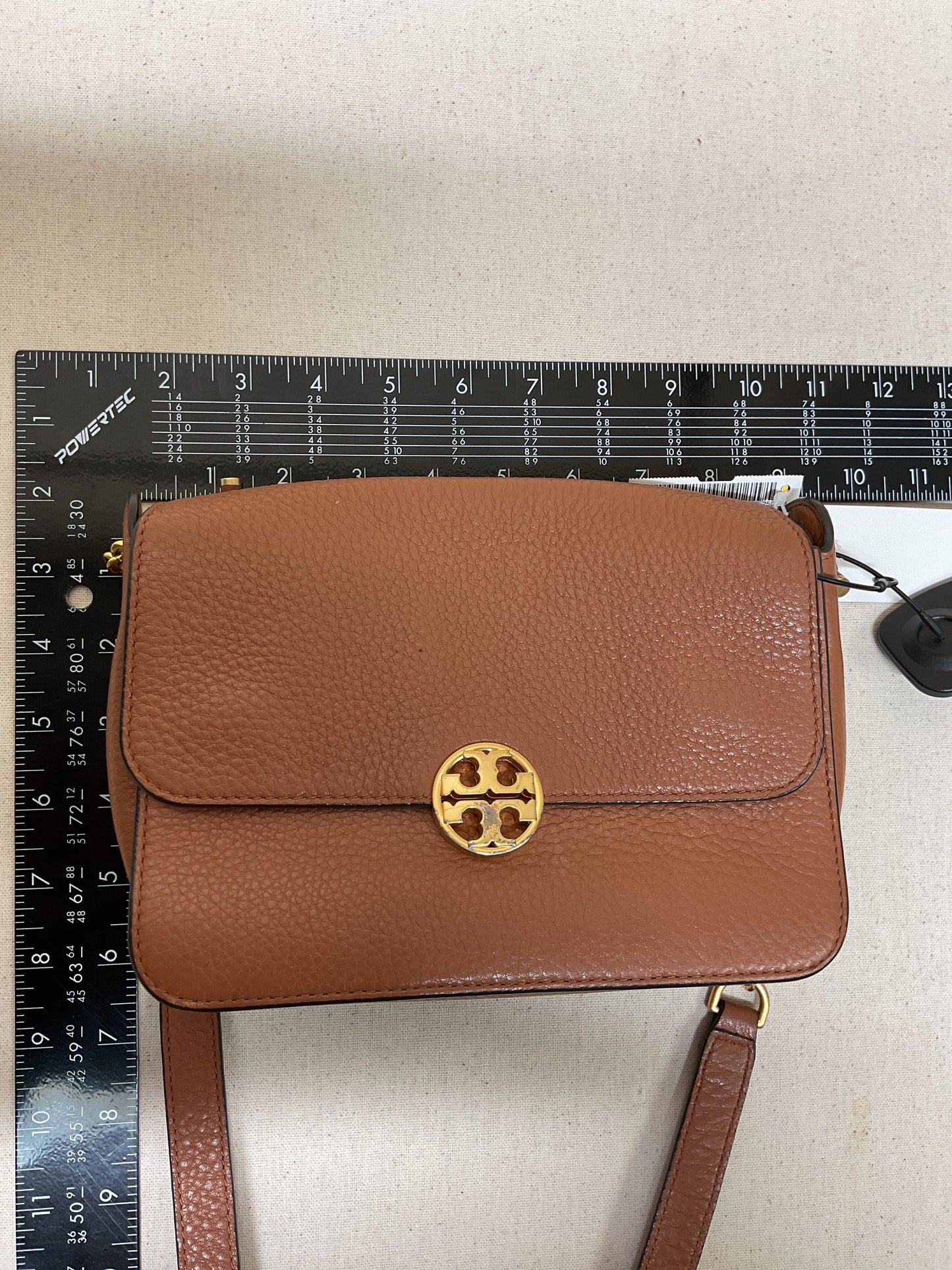 Crossbody Designer By Tory Burch In Brown, Size:Small -as is