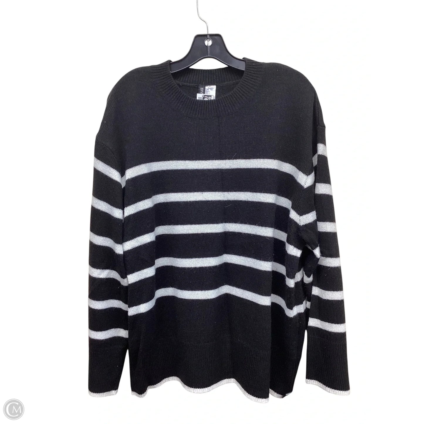 Sweater By Divided In Striped Pattern, Size: L