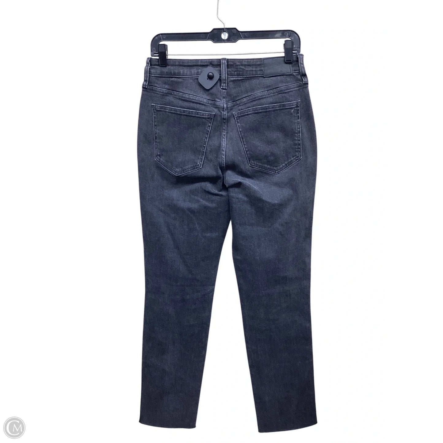 Jeans Straight By Madewell In Black Denim, Size: 4