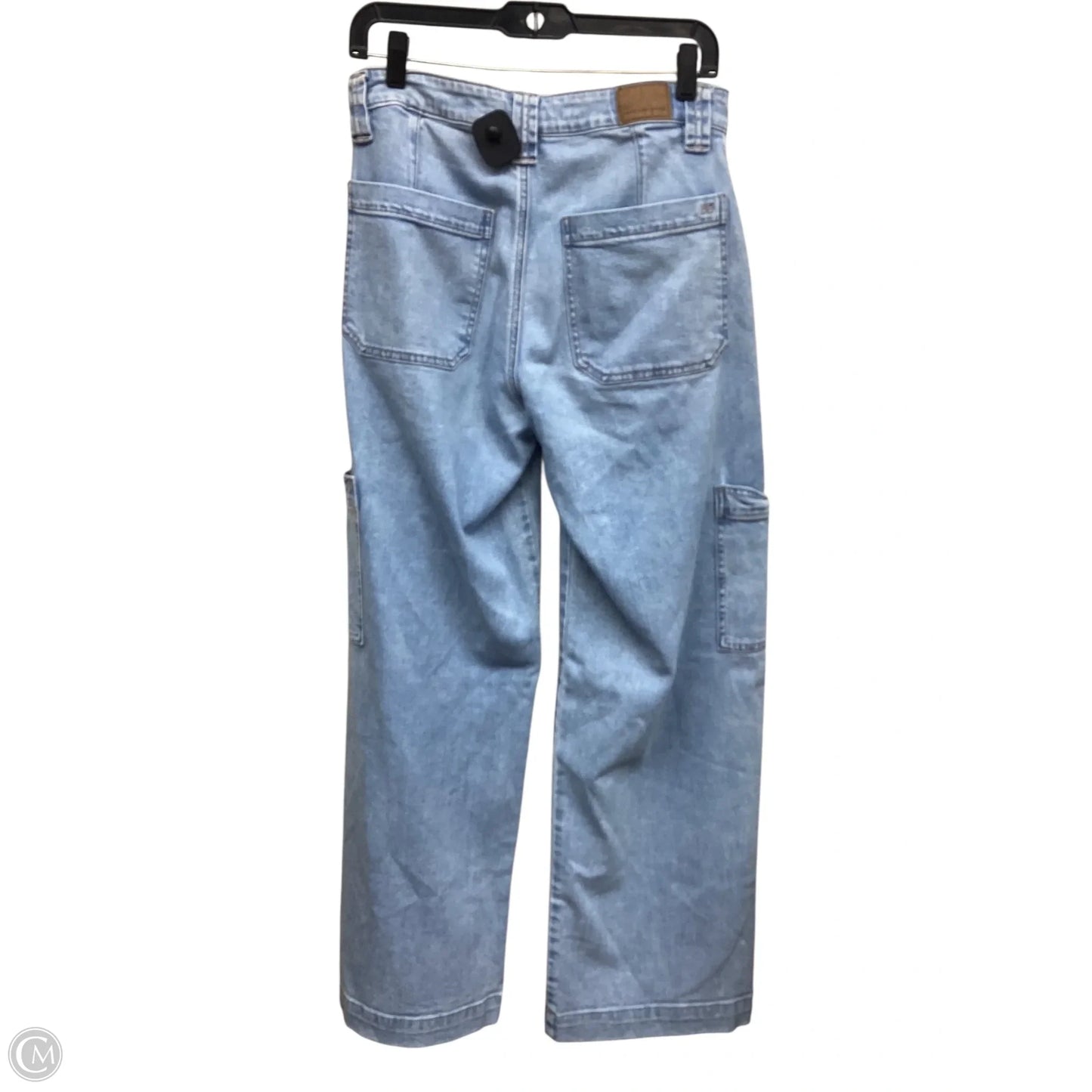 Jeans Straight By American Eagle In Blue Denim, Size: 2
