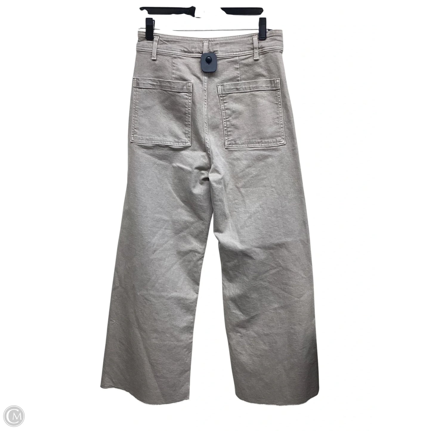 Jeans Wide Leg By Zara In Tan Denim, Size: 6
