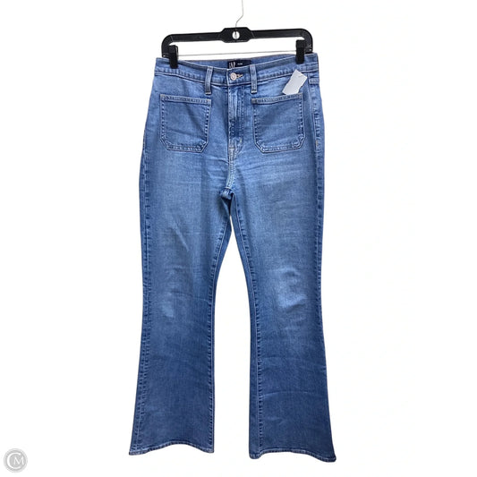 Jeans Wide Leg By Gap In Blue Denim, Size: 6