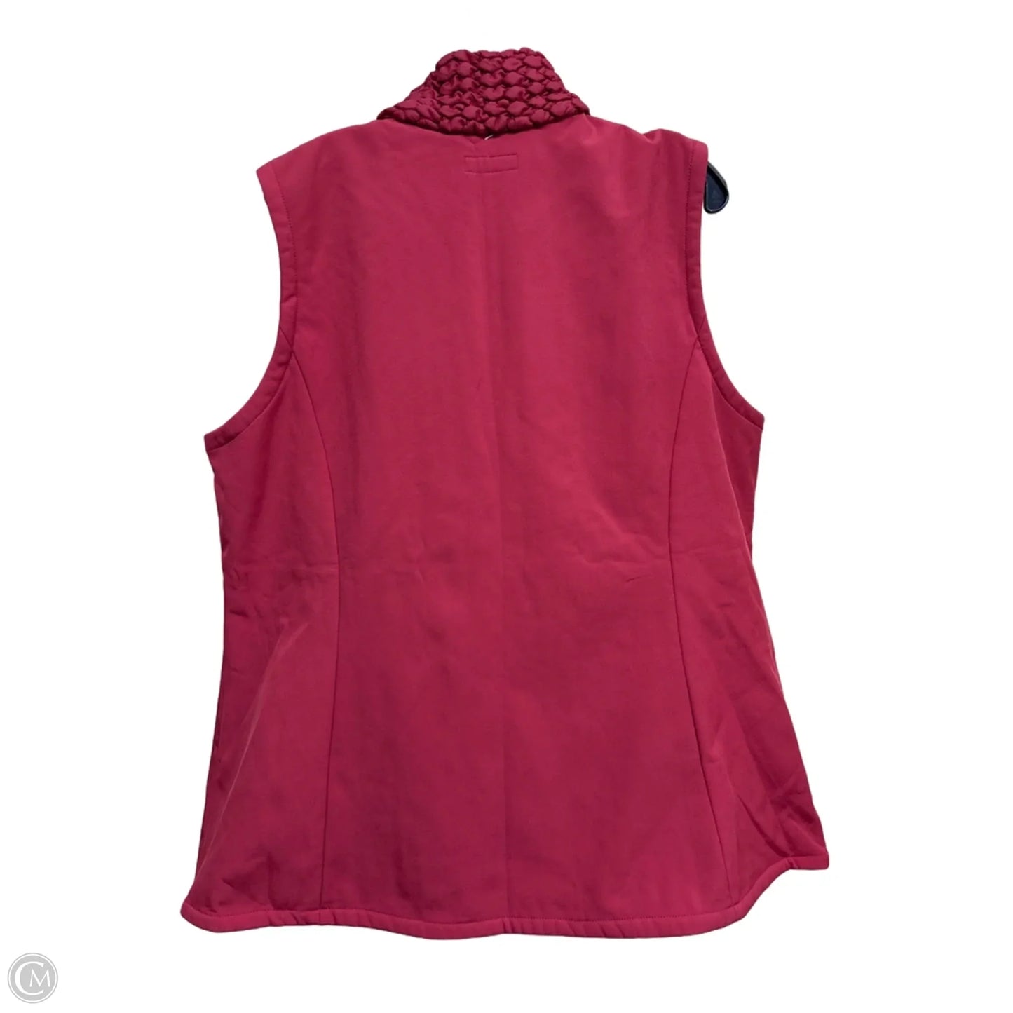 Vest Puffer & Quilted By Susan Graver In Red, Size: 1x