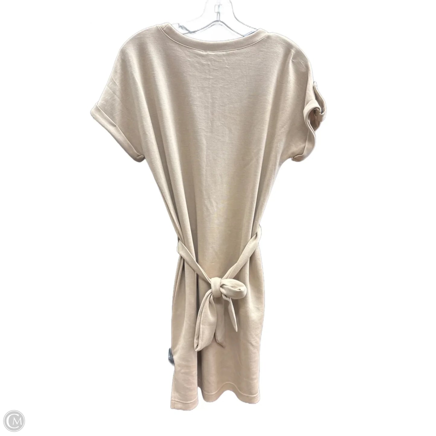 Dress Casual Midi By Cable And Gauge In Tan, Size: S