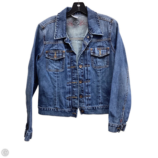 Jacket Denim By Gap In Blue Denim, Size: L