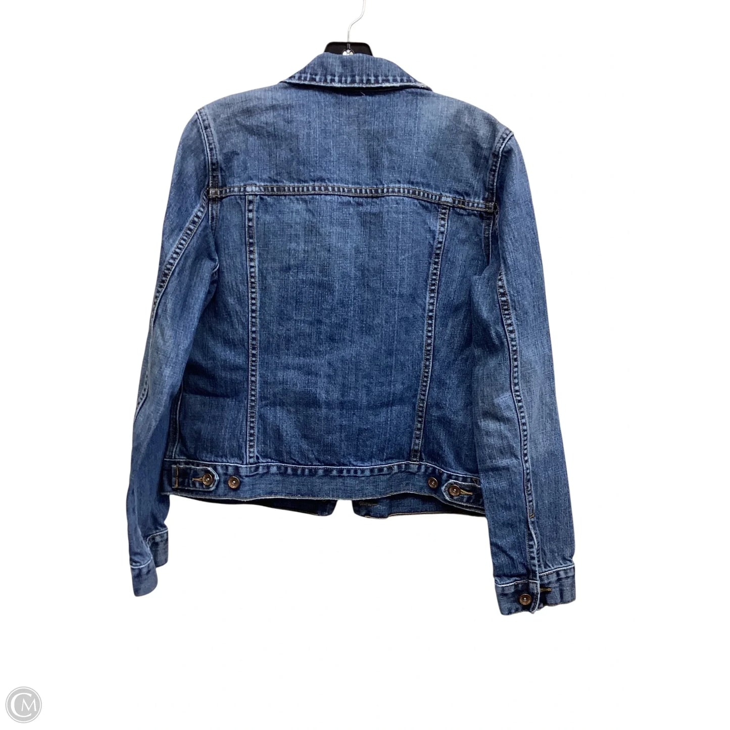 Jacket Denim By Gap In Blue Denim, Size: L