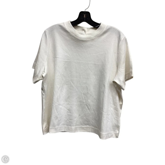 Top Short Sleeve By Old Navy In Cream, Size: L