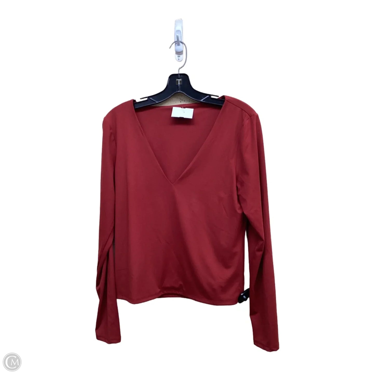 Top Long Sleeve By Old Navy In Red, Size: L