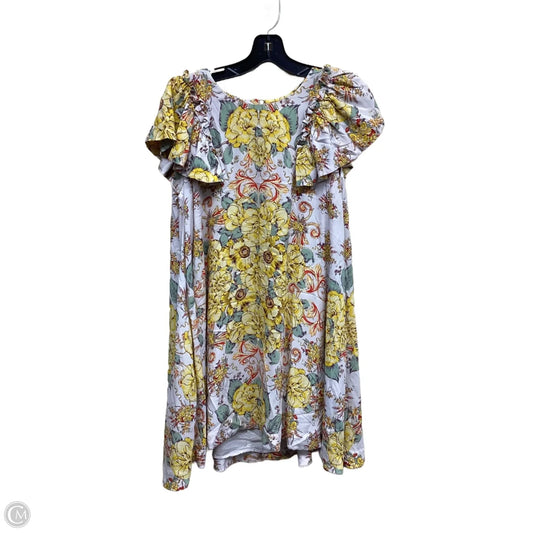 Dress Casual Midi By Free People In Floral Print, Size: Xs