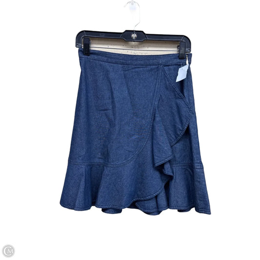 Skirt Midi By Draper James In Blue Denim, Size: 0