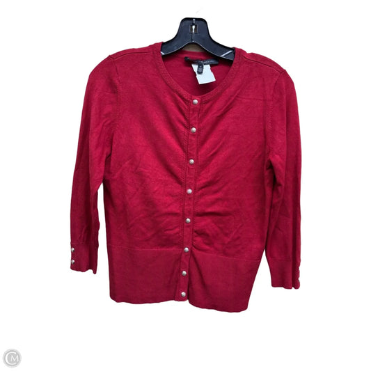 Cardigan By White House Black Market In Red, Size: S