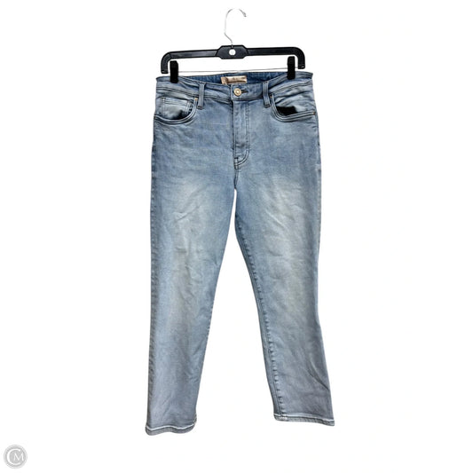 Jeans Straight By Kut In Blue Denim, Size: 10