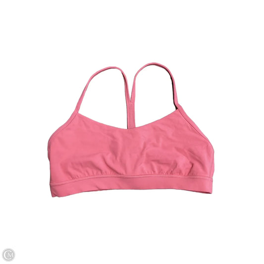 Athletic Bra By Lululemon In Peach, Size: 12