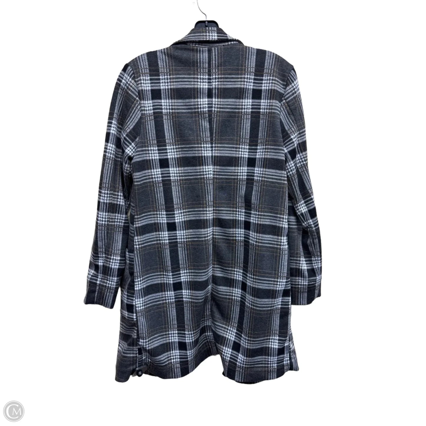 Blazer By Philosophy In Plaid Pattern, Size: S