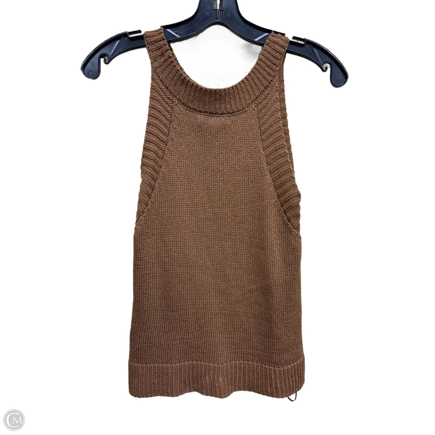 Top Sleeveless By Nine West In Brown, Size: Xs