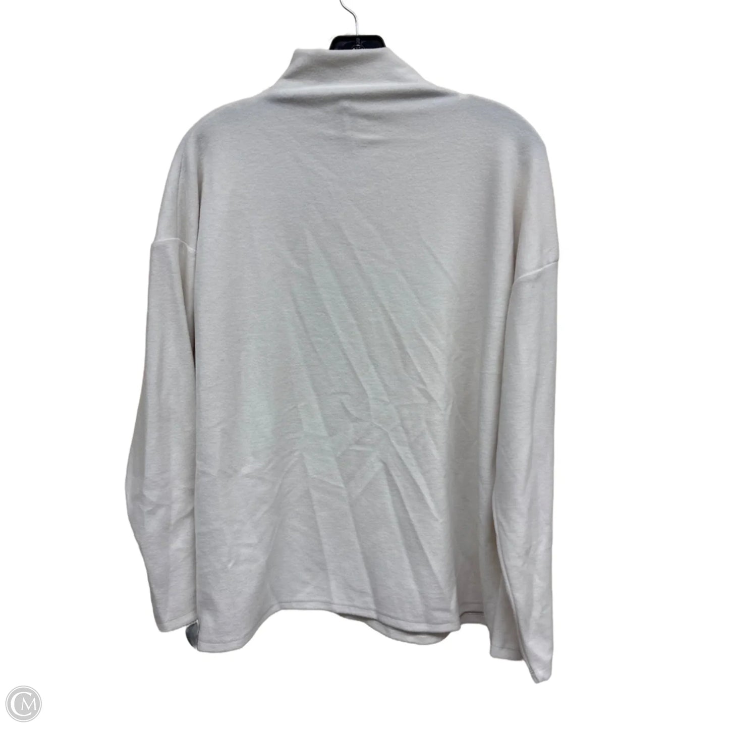 Top Long Sleeve By A New Day In Cream, Size: L
