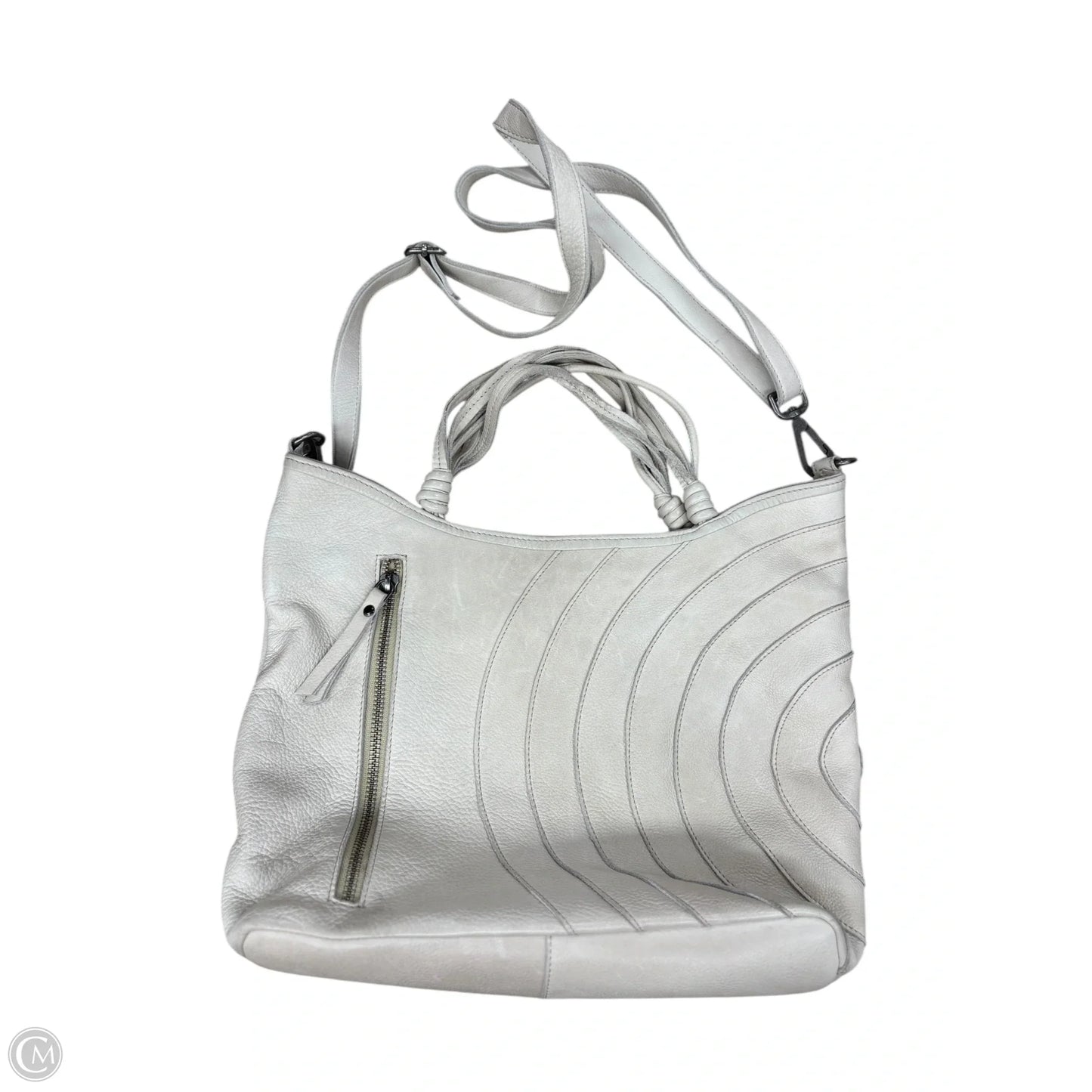 Handbag Leather By Clothes Mentor, Size: Medium