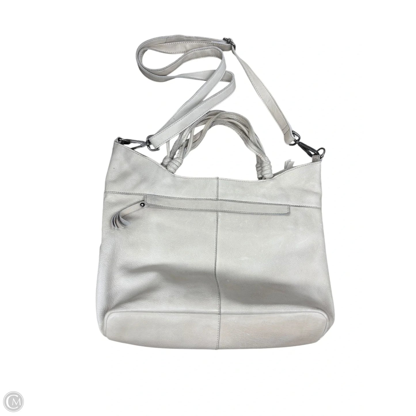 Handbag Leather By Clothes Mentor, Size: Medium