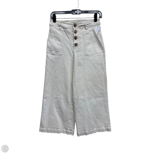 Pants Cropped By Alya In Cream, Size: S