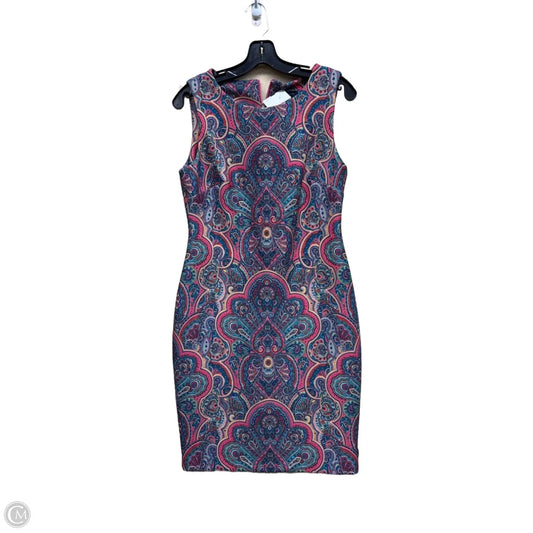 Dress Casual Midi By Tommy Hilfiger In Multi-colored, Size: 8