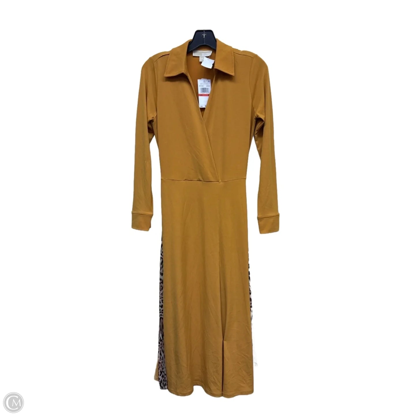 Dress Casual Maxi By Michael By Michael Kors In Yellow, Size: Xs