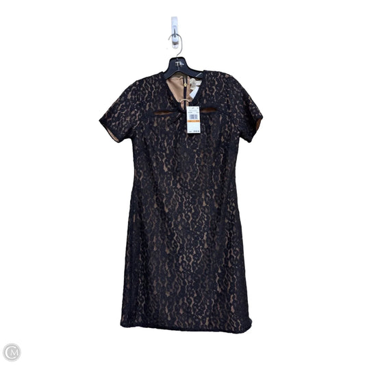 Dress Party Short By Michael By Michael Kors In Black & Tan, Size: Sp