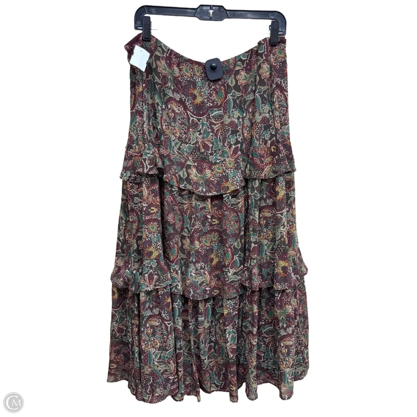 Skirt Maxi By Lauren By Ralph Lauren In Floral Print, Size: 18