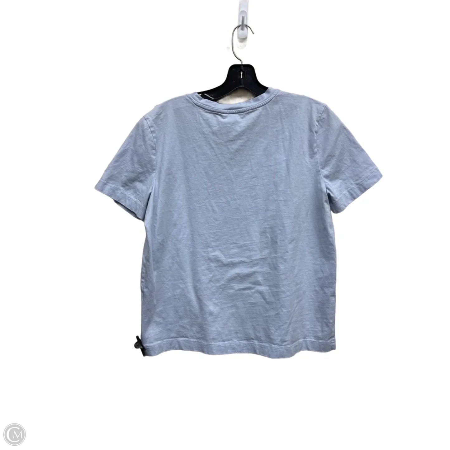 Top Short Sleeve By Banana Republic In Black, Size: M