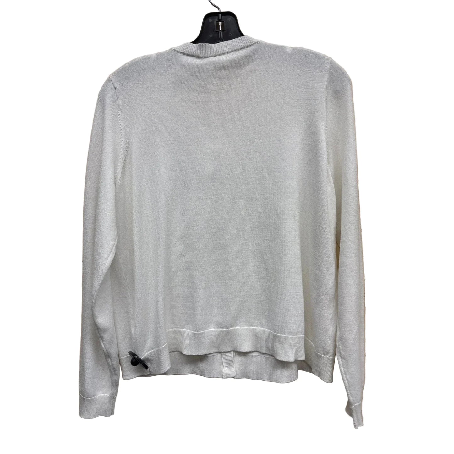 Cardigan By Adrianna Papell In White, Size: M