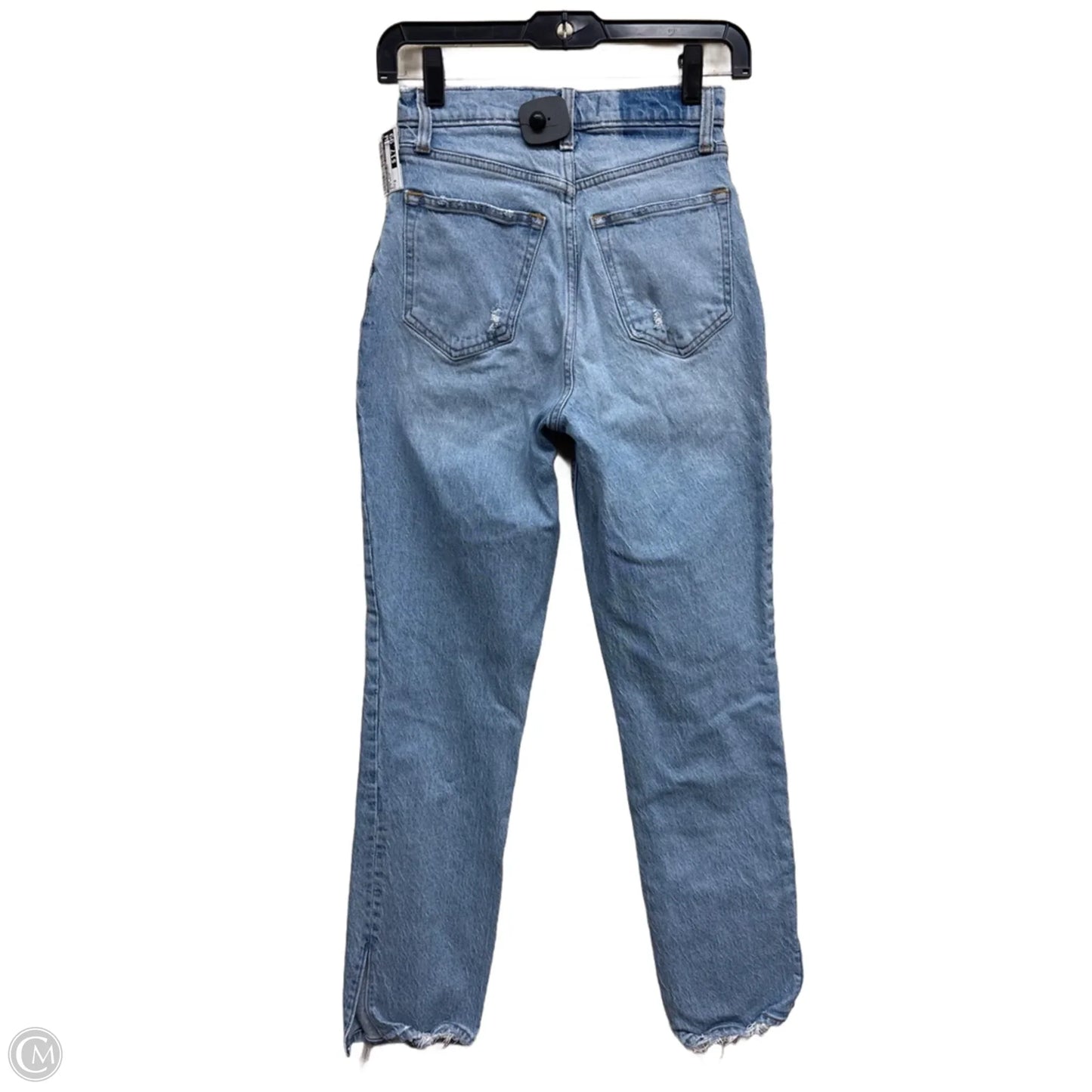 Jeans Straight By Abercrombie And Fitch In Blue Denim, Size: 0