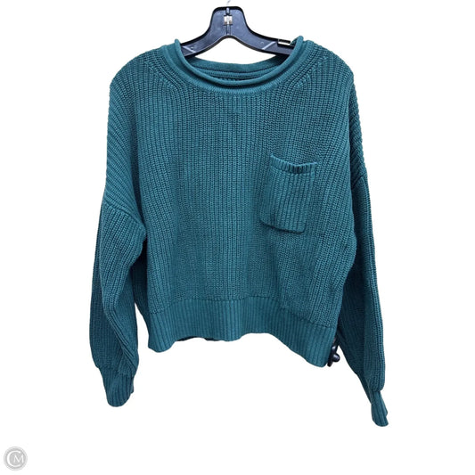 Sweater By Gap In Green, Size: L