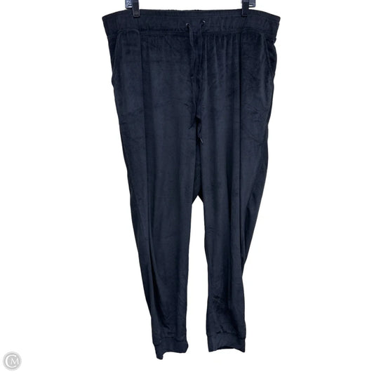 Pants Lounge By Cuddl Duds In Black, Size: 1x
