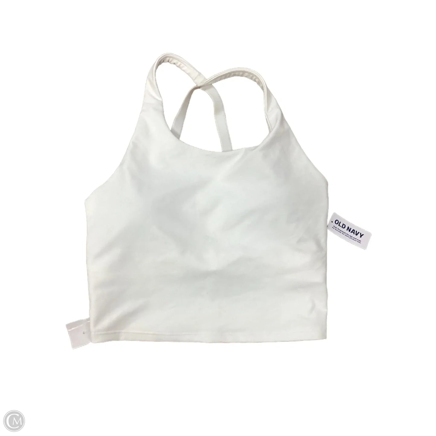 Athletic Bra By Old Navy In White, Size: M
