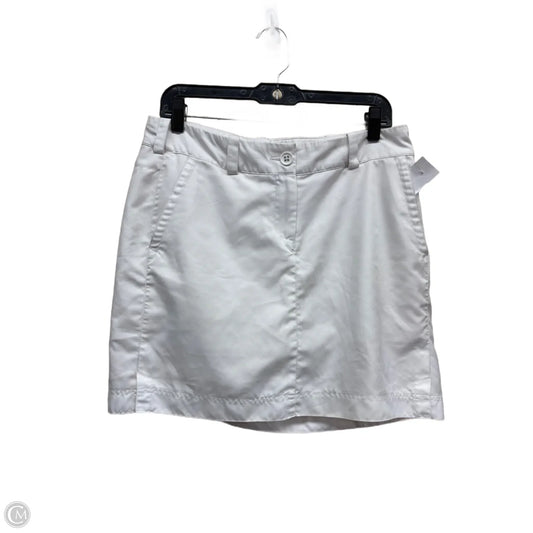 Athletic Skirt By Nike In White, Size: M