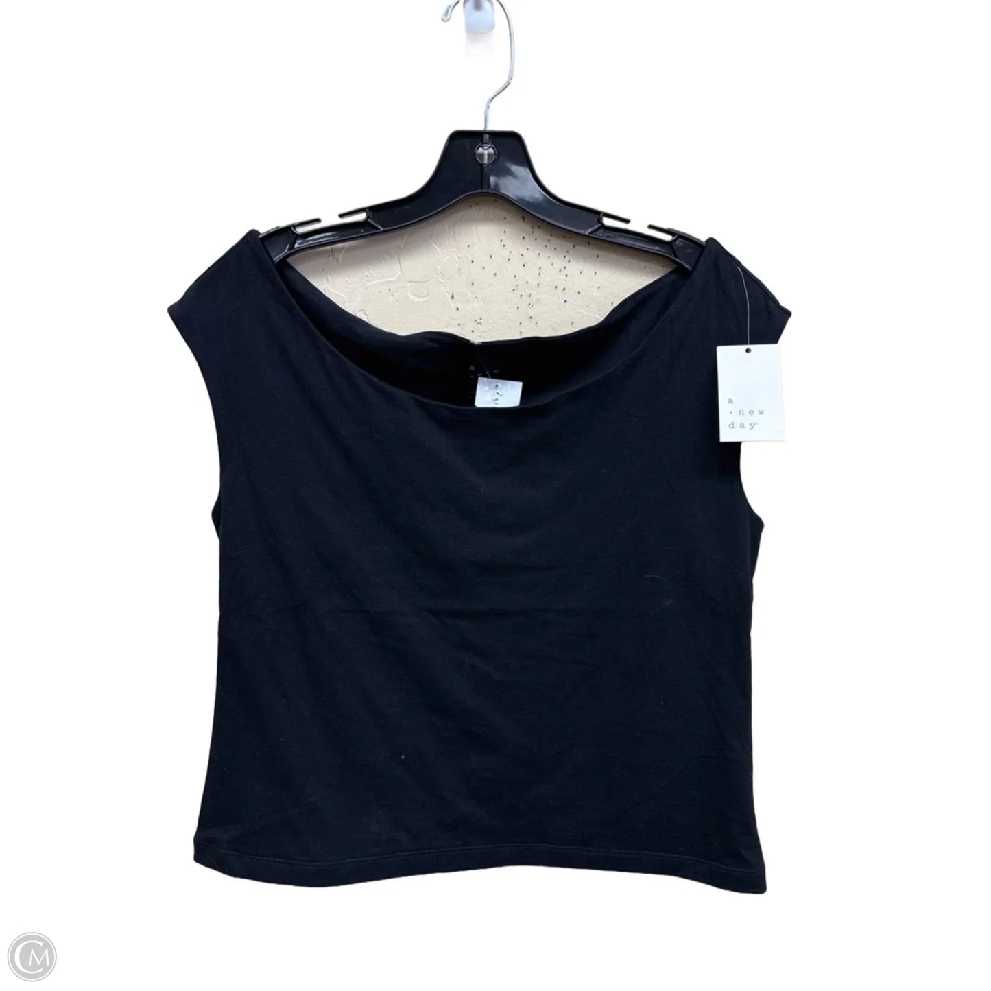 Top Sleeveless By A New Day In Black, Size: M