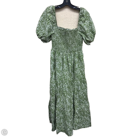 Dress Casual Midi By Abercrombie And Fitch In Green, Size: L