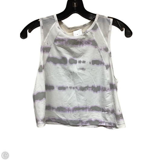 Athletic Tank Top By Lululemon In Purple & White, Size: S